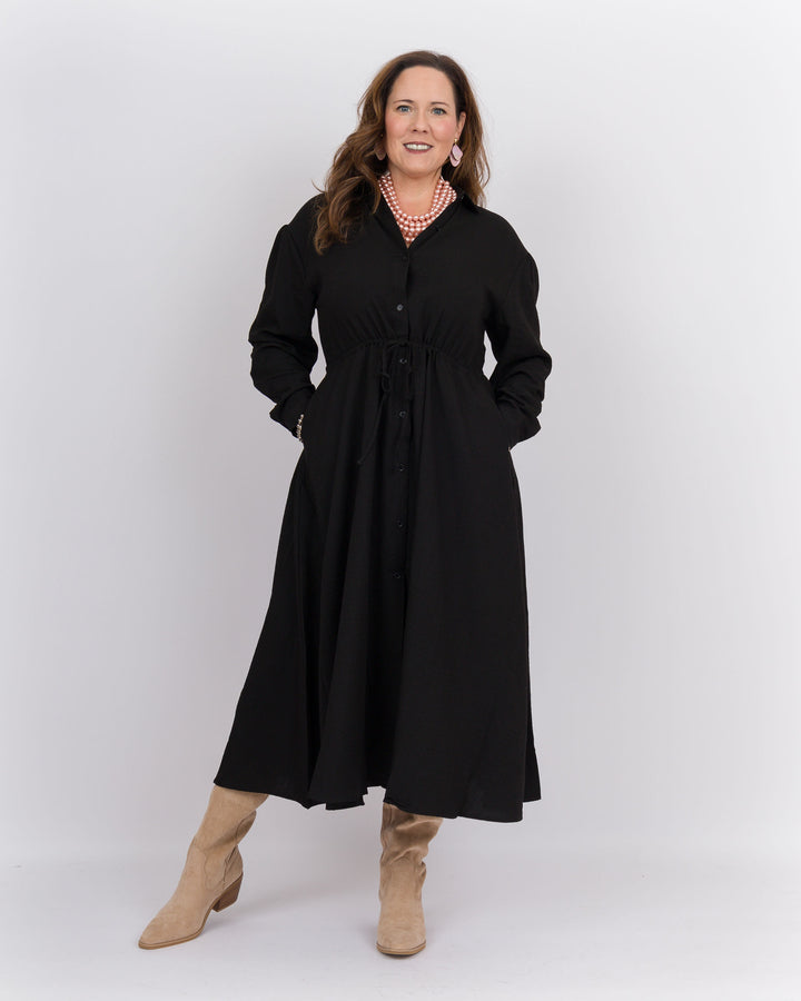 Brenda Midi Dress Black