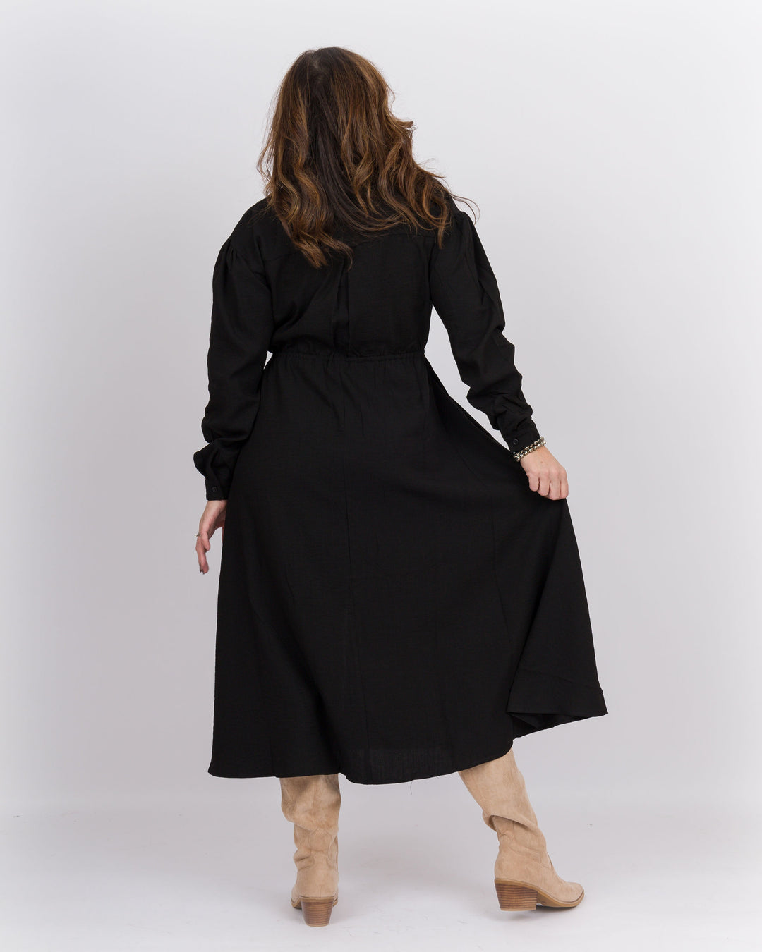 Brenda Midi Dress Black