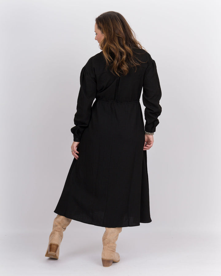 Brenda Midi Dress Black