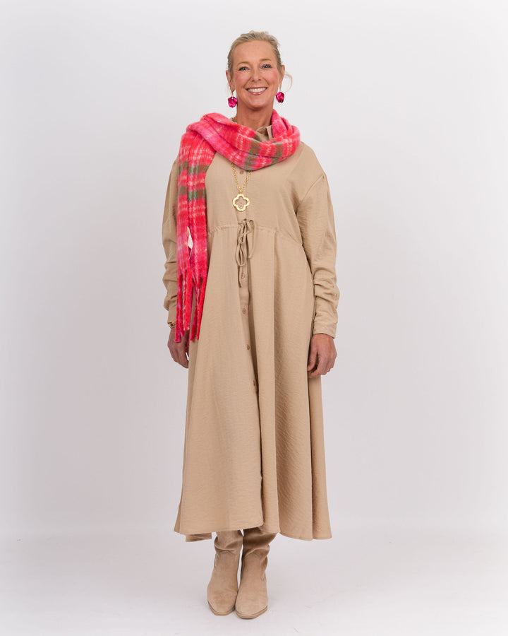 Brenda Midi Dress Camel