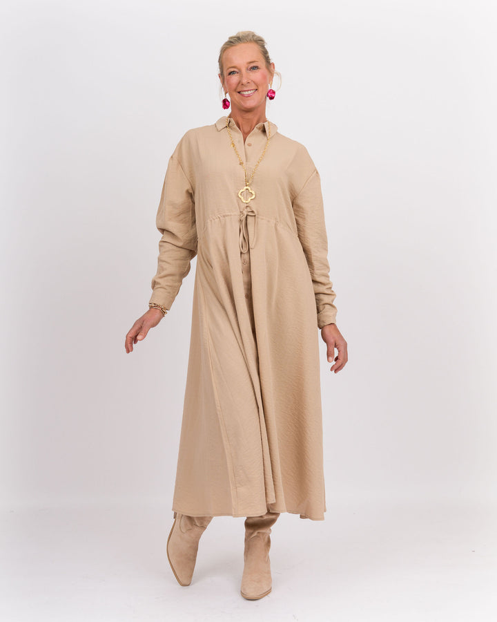 Brenda Midi Dress Camel