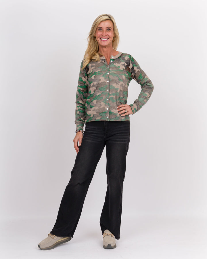 Heart of Pine Mineral Black Wide Leg Jeans