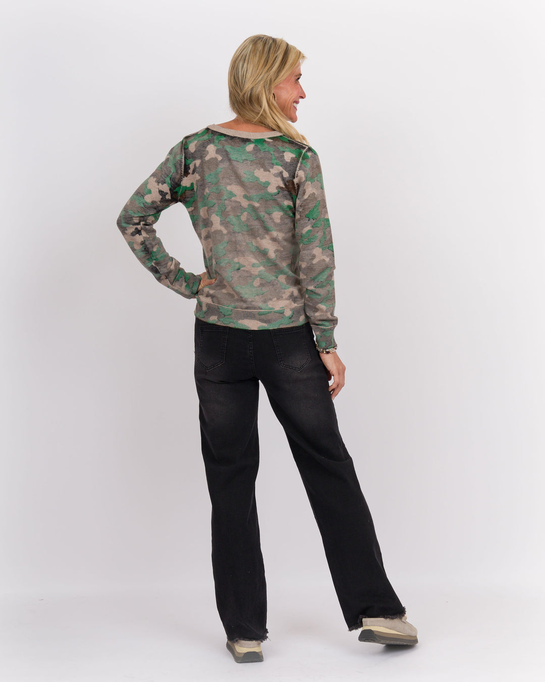Heart of Pine Mineral Black Wide Leg Jeans