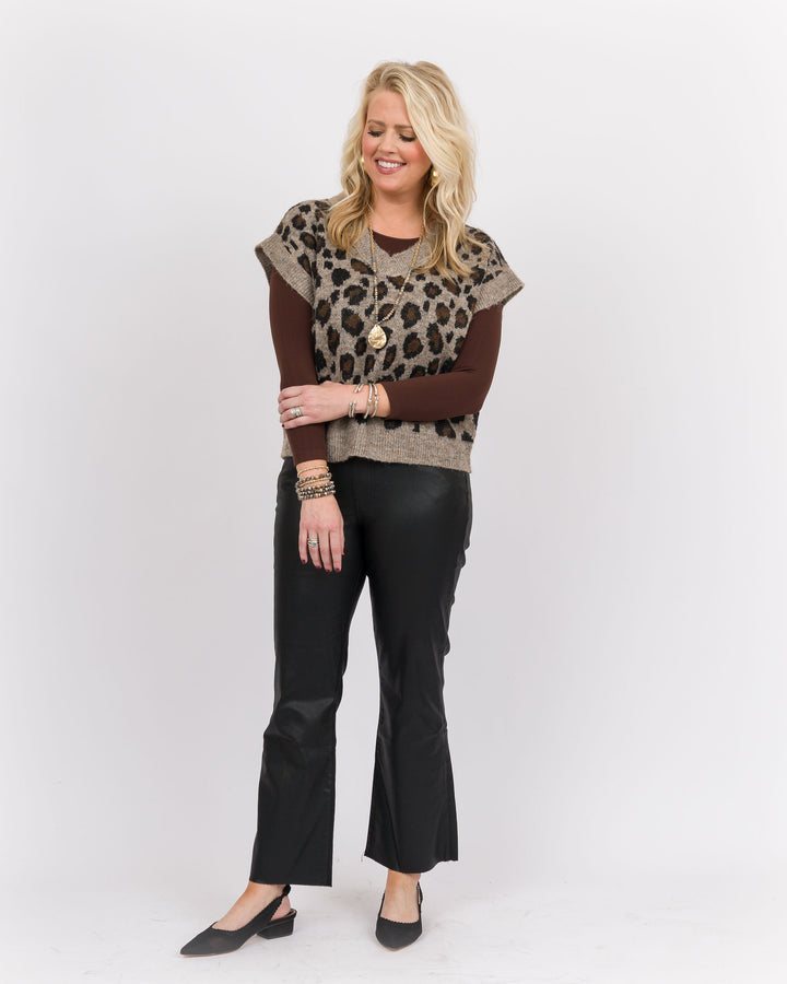 The Frankie Vest Leopard