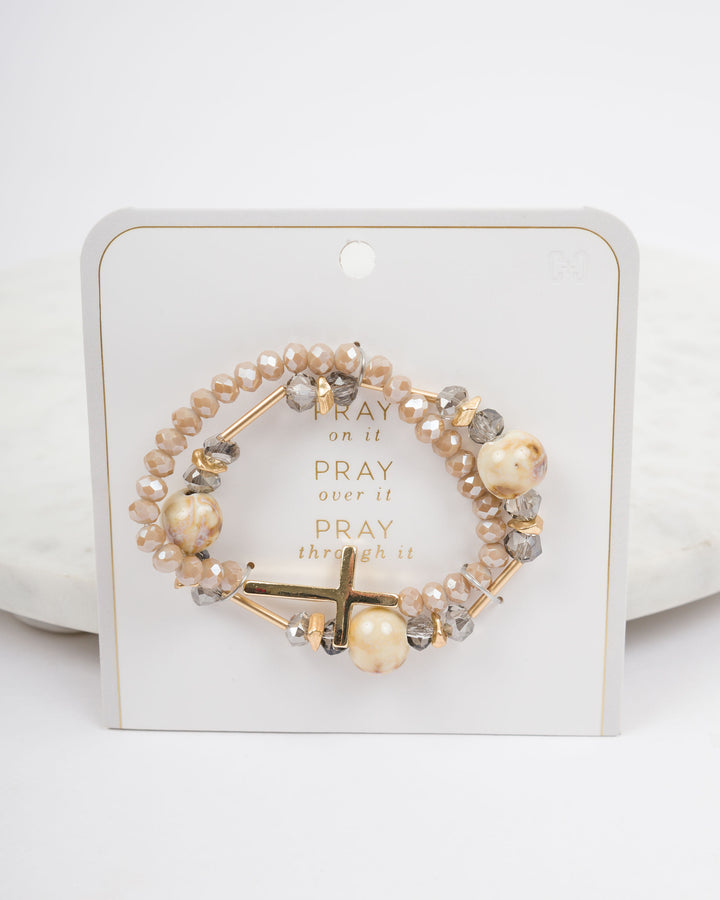 Pray On It Bracelet - Neutral