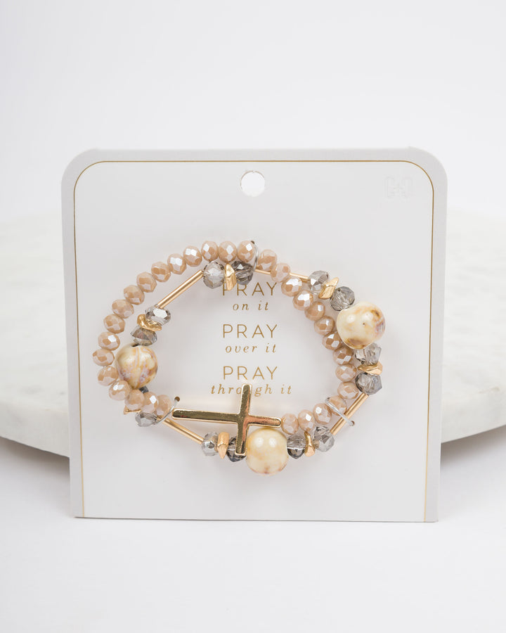 Pray On It Bracelet - Neutral