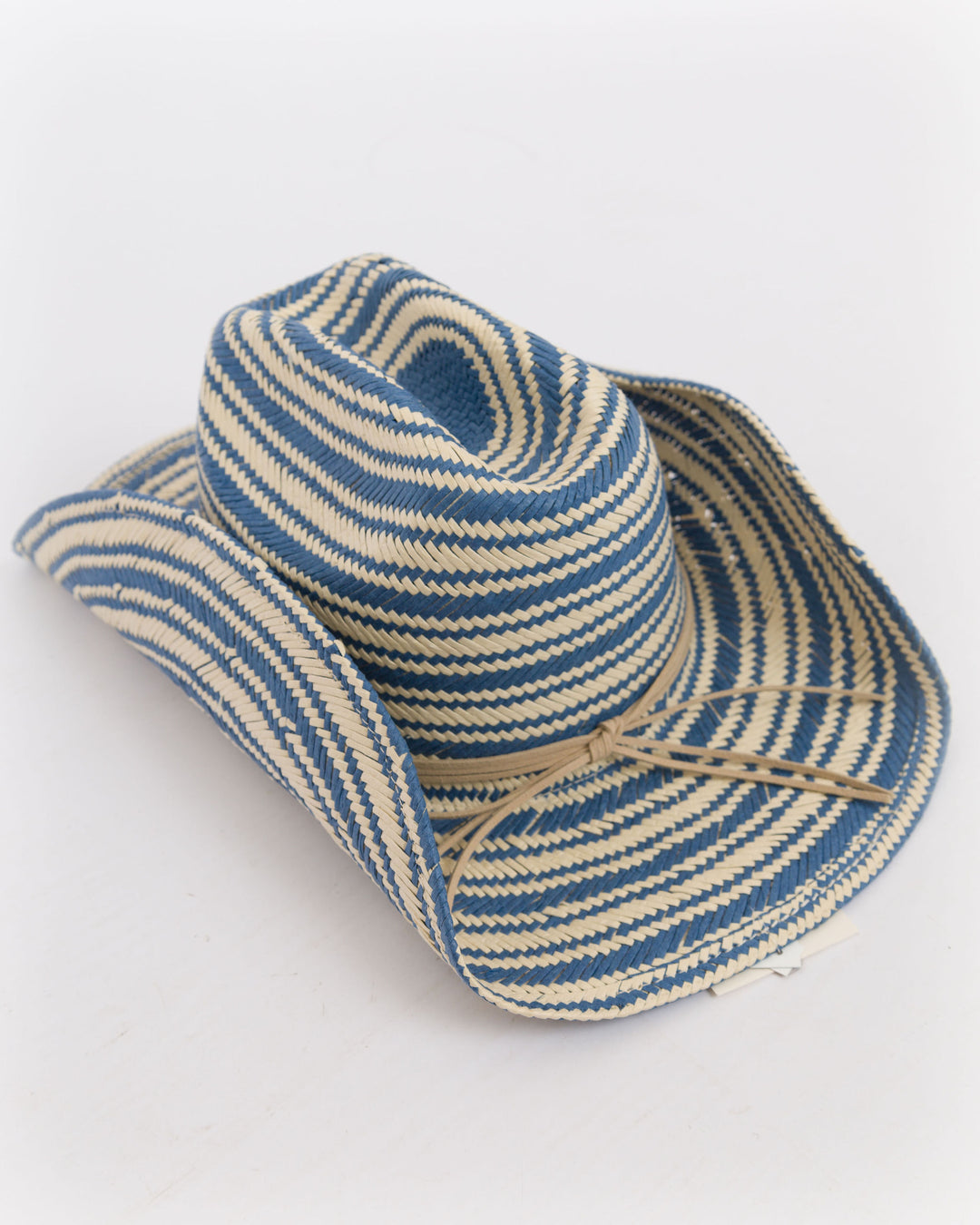 Zuma Blue Striped Cattleman Hat