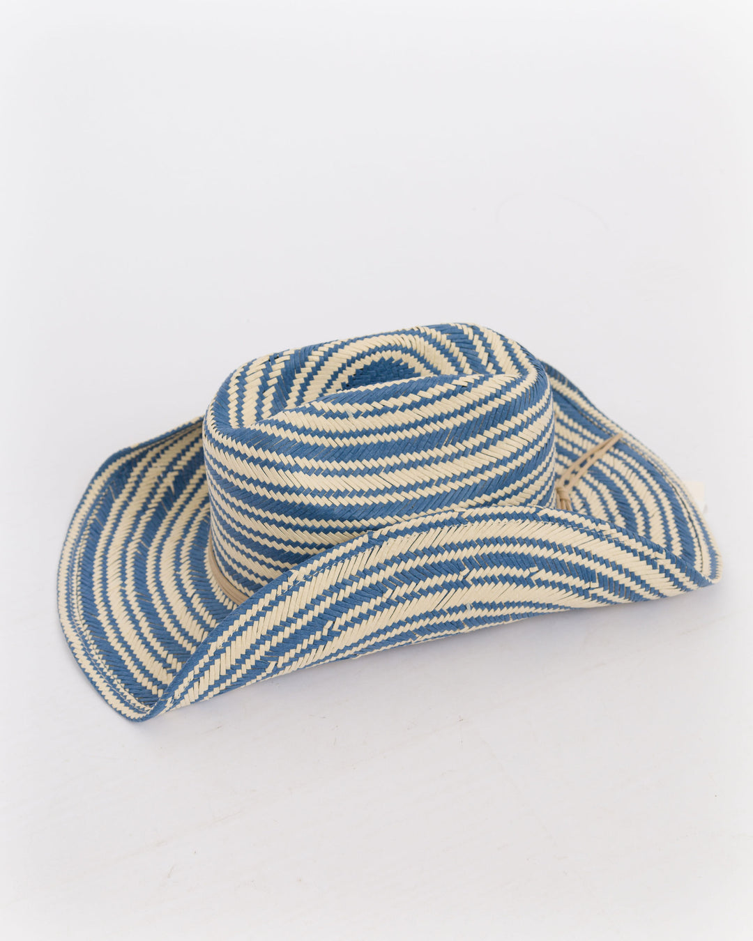 Zuma Blue Striped Cattleman Hat