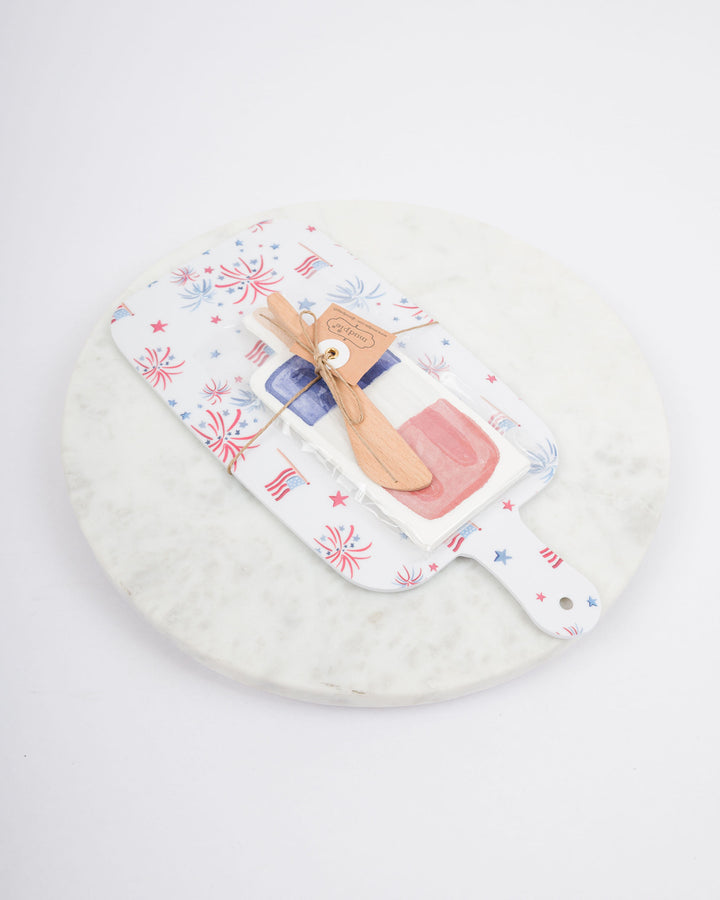 Americana Melamine Board &amp; Napkin Sets