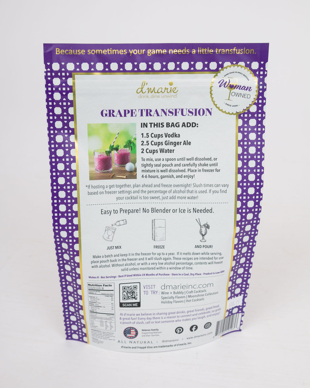 d’marie Grape Transfusion Mix