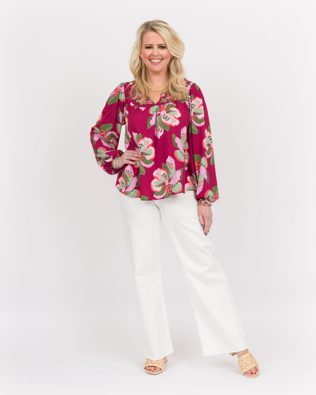 Janelle Top Plum-Final Sale