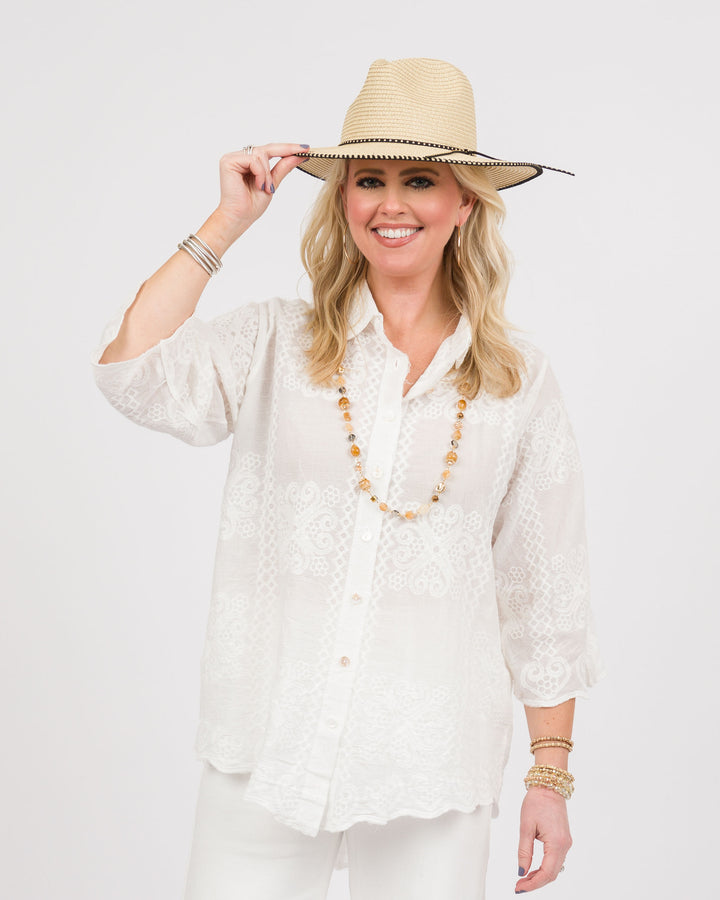 Seraphina Ranch Hat - Light Natural