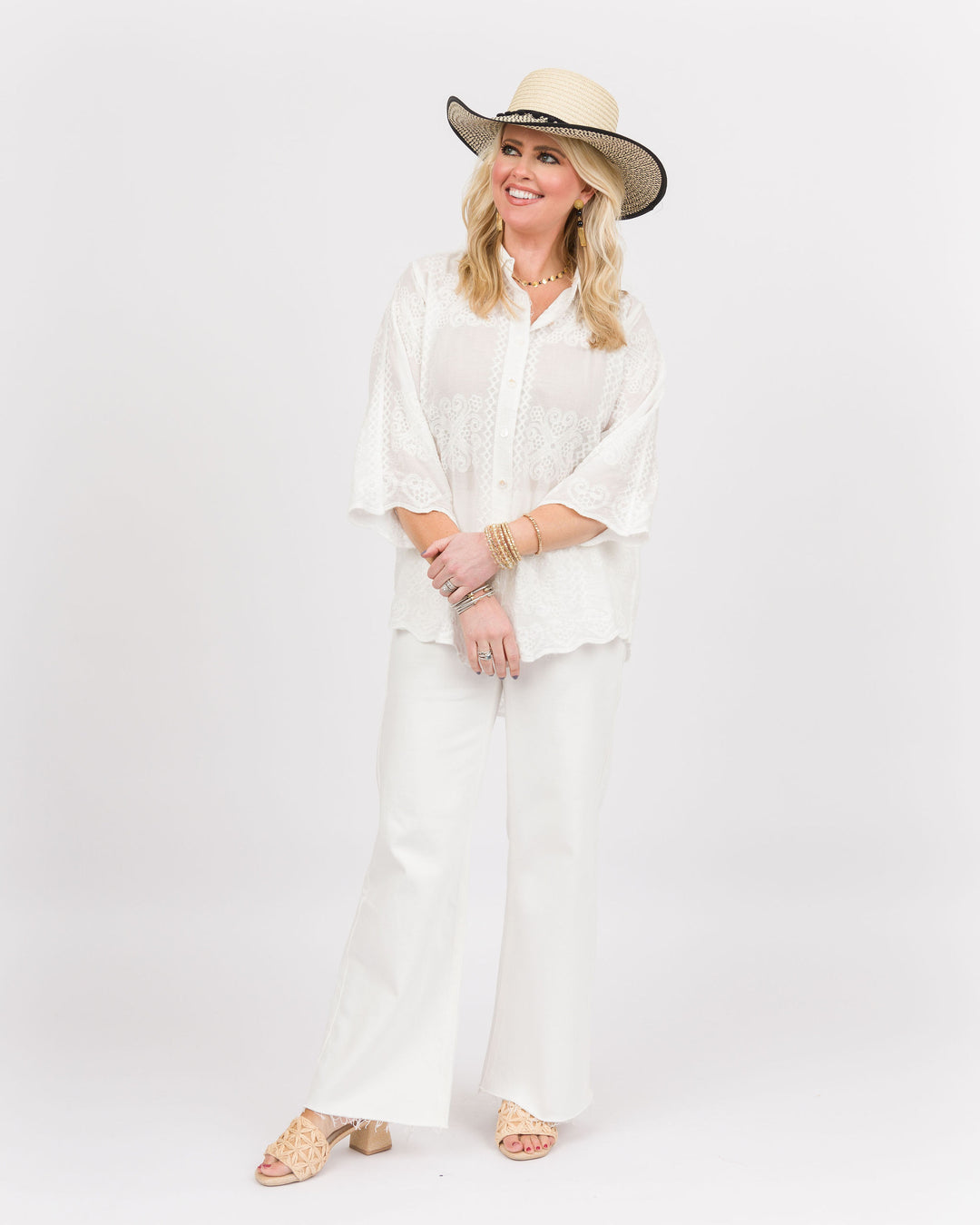 Jenna Hat - Black &amp; Tan