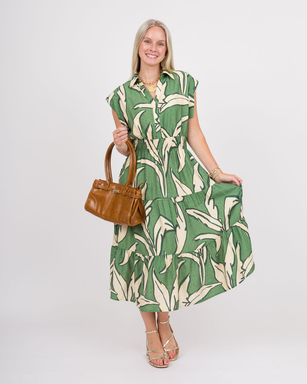 Green Gardens Maxi Dress