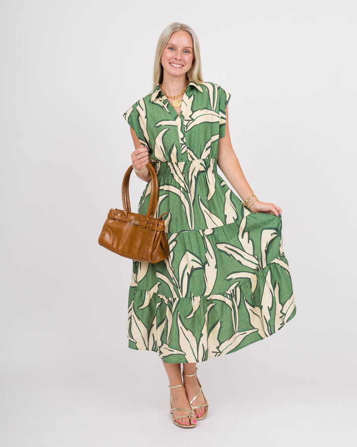 Green Gardens Maxi Dress