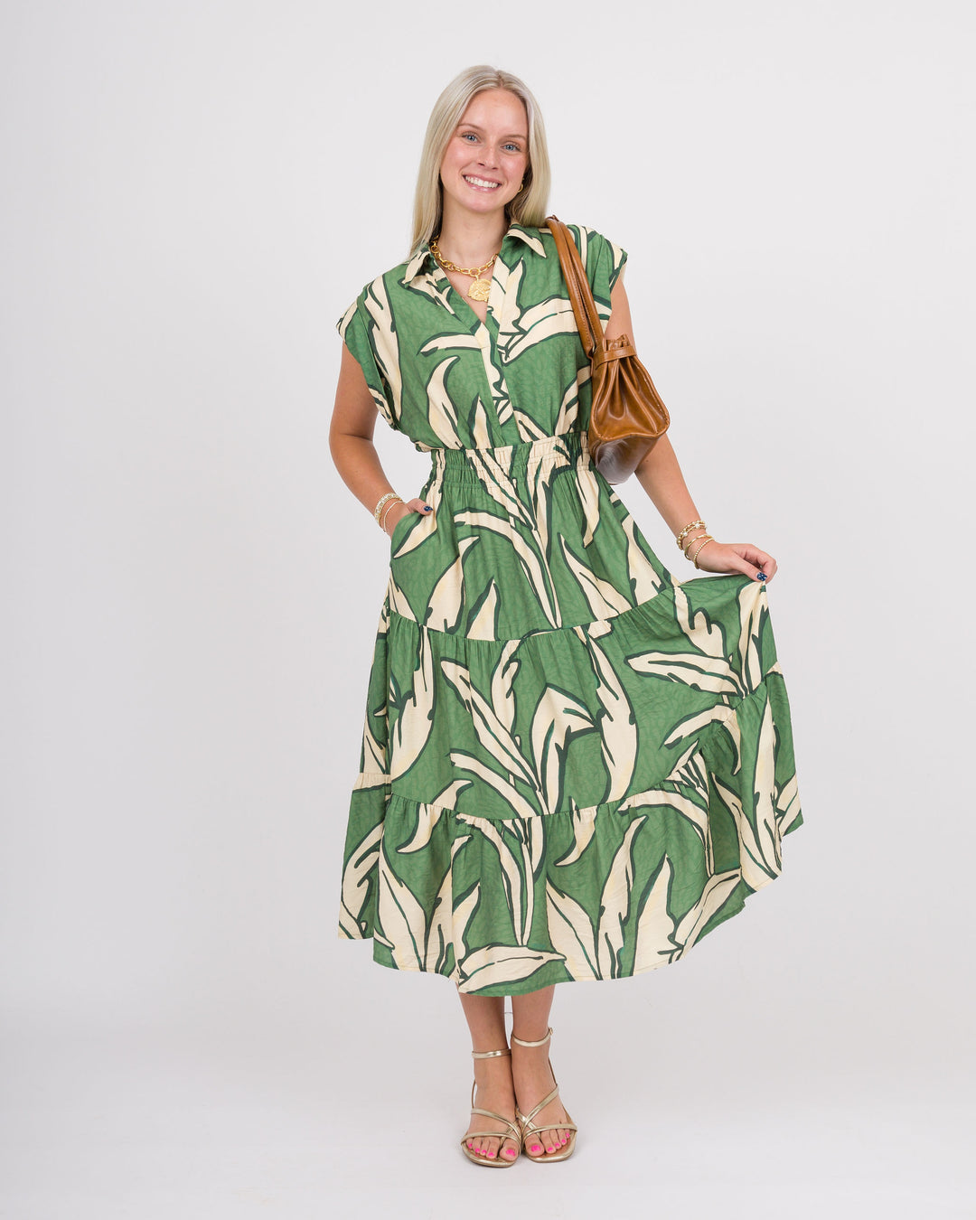 Green Gardens Maxi Dress