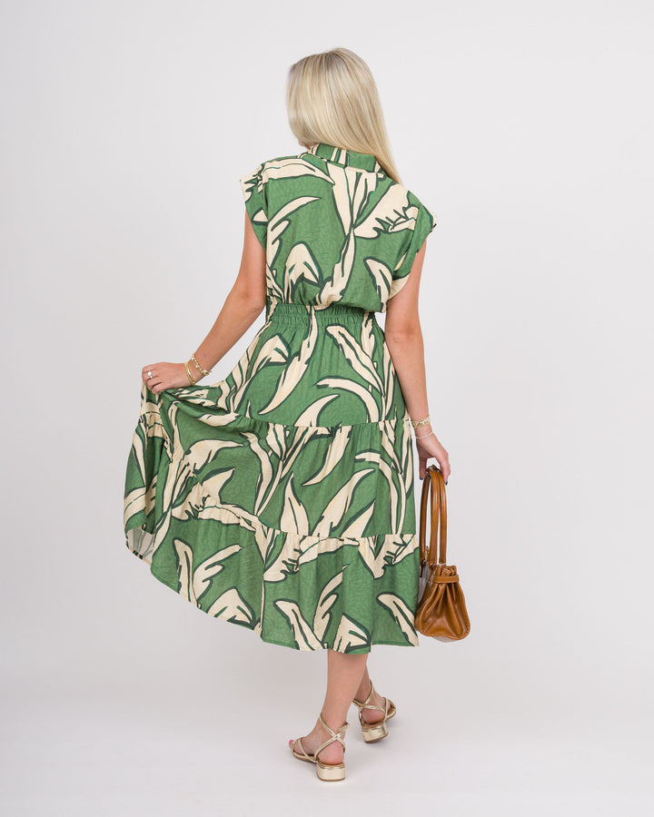 Green Gardens Maxi Dress