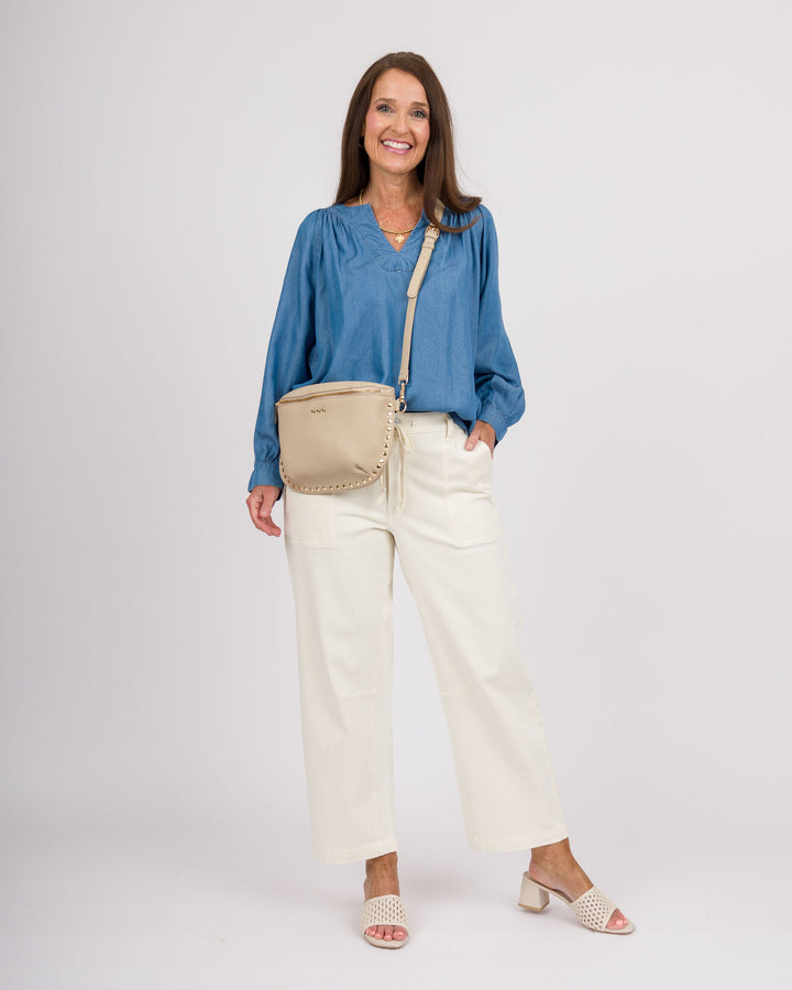 Marysue Blouse Medium Wash