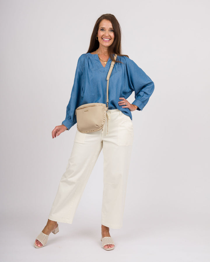 Marysue Blouse Medium Wash