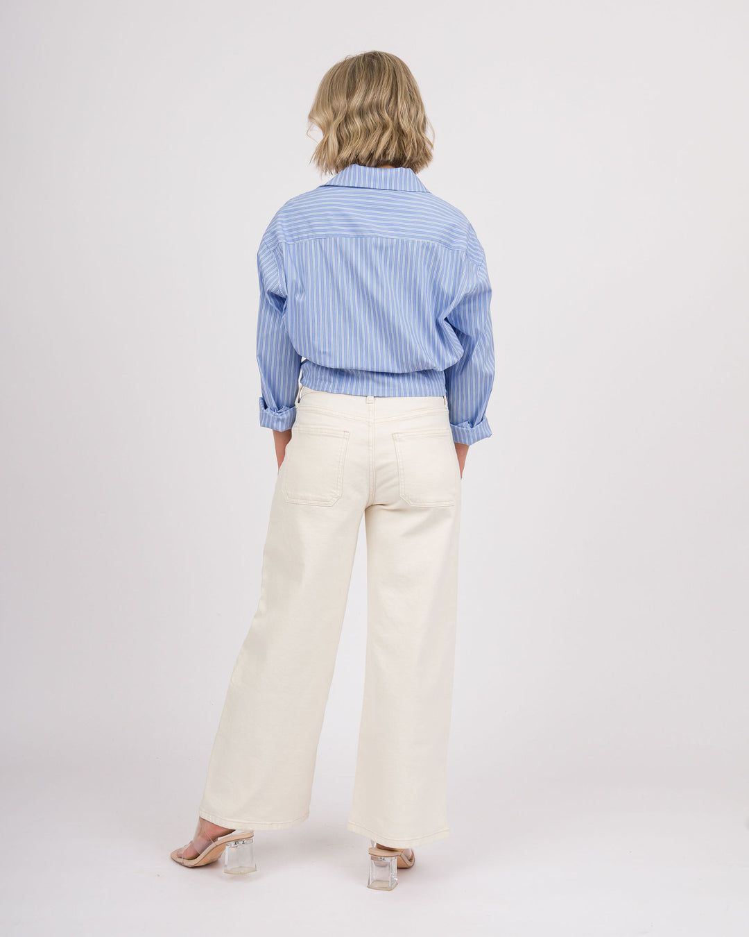 Charlie Striped Top - Blue