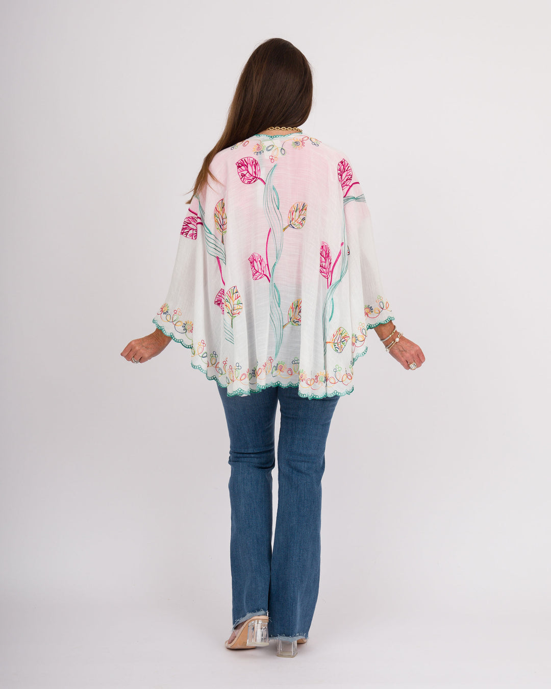 Angel Crew Neck Top Fucshia
