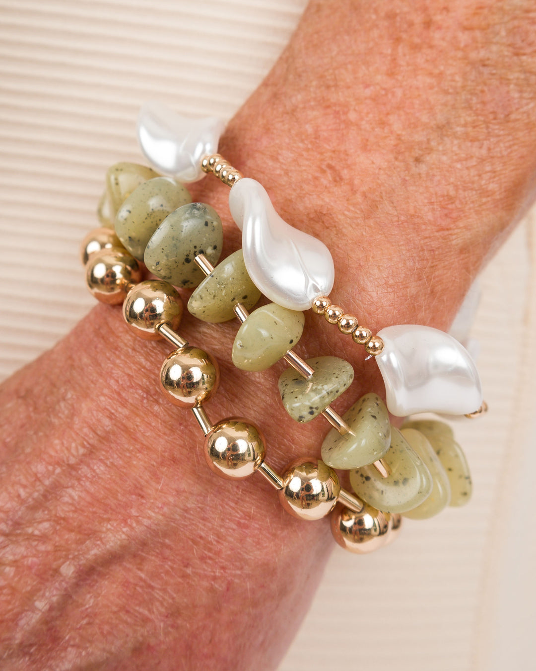 Jade Pearl Bracelet