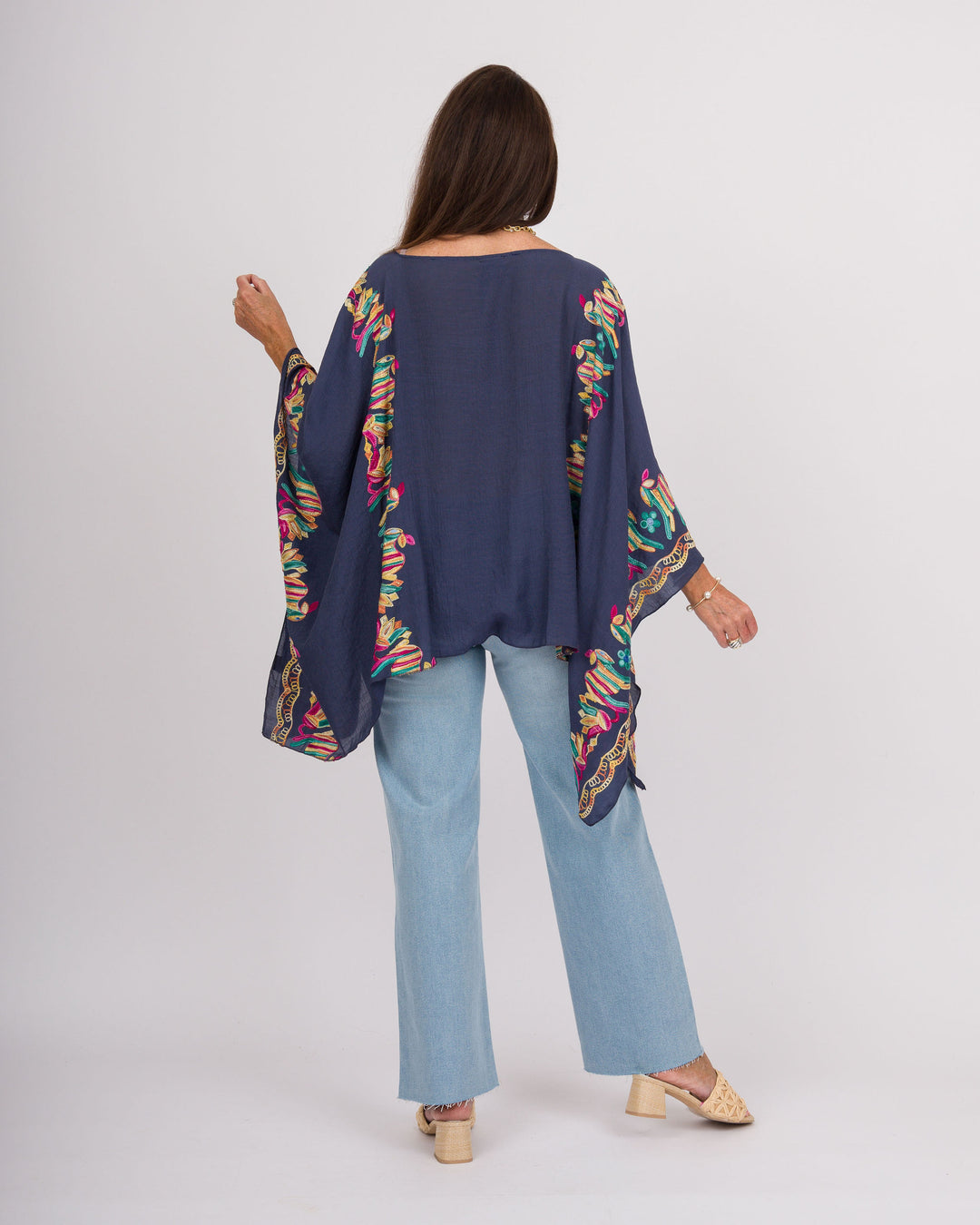 Nia Poncho - Navy
