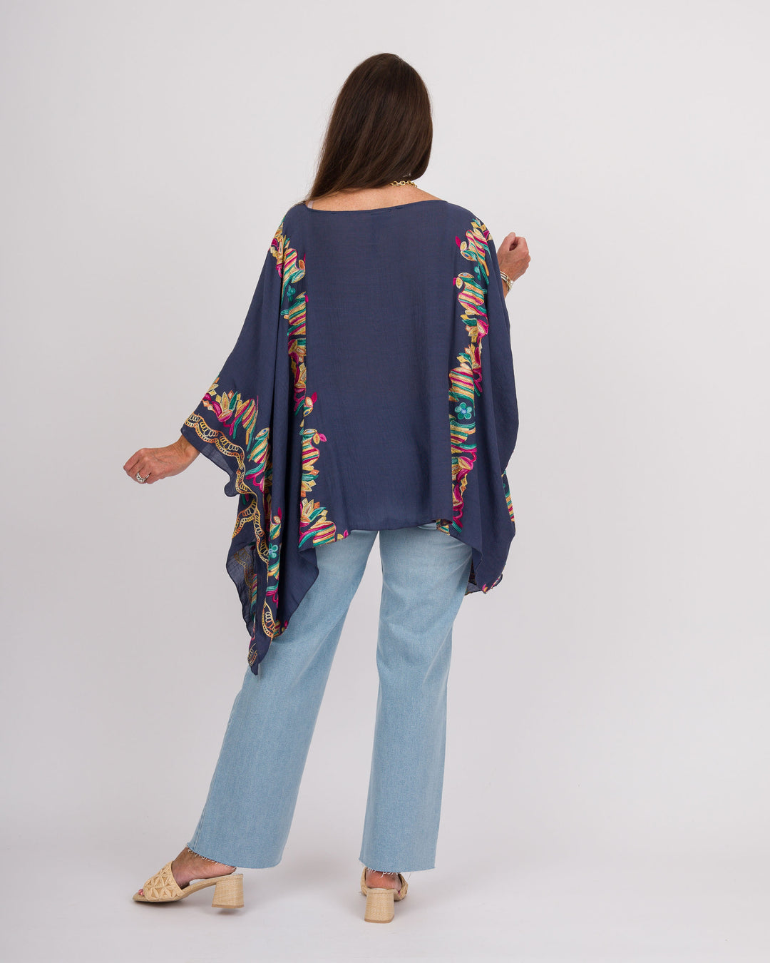 Nia Poncho - Navy