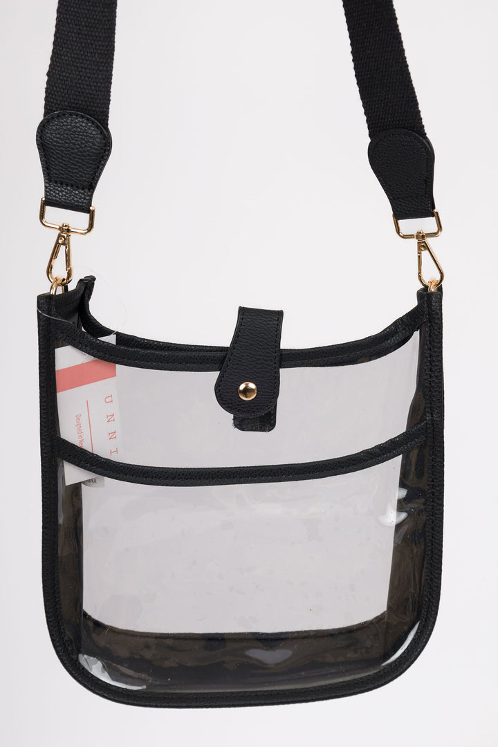 The Bonnie Clear Crossbody Black