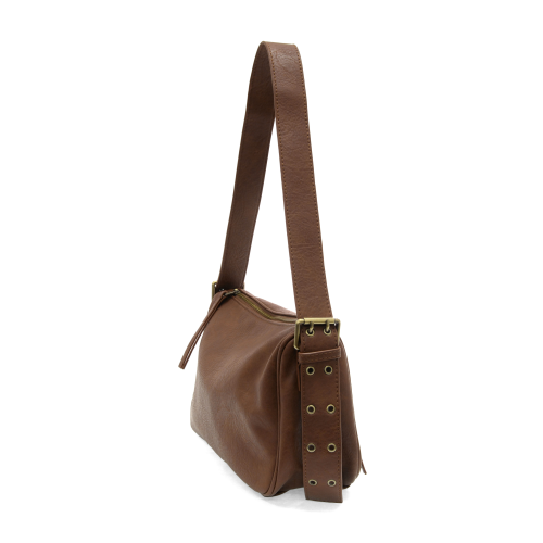 Joy Susan RUSSET MORGAN BUCKLE SHOULDER BAG