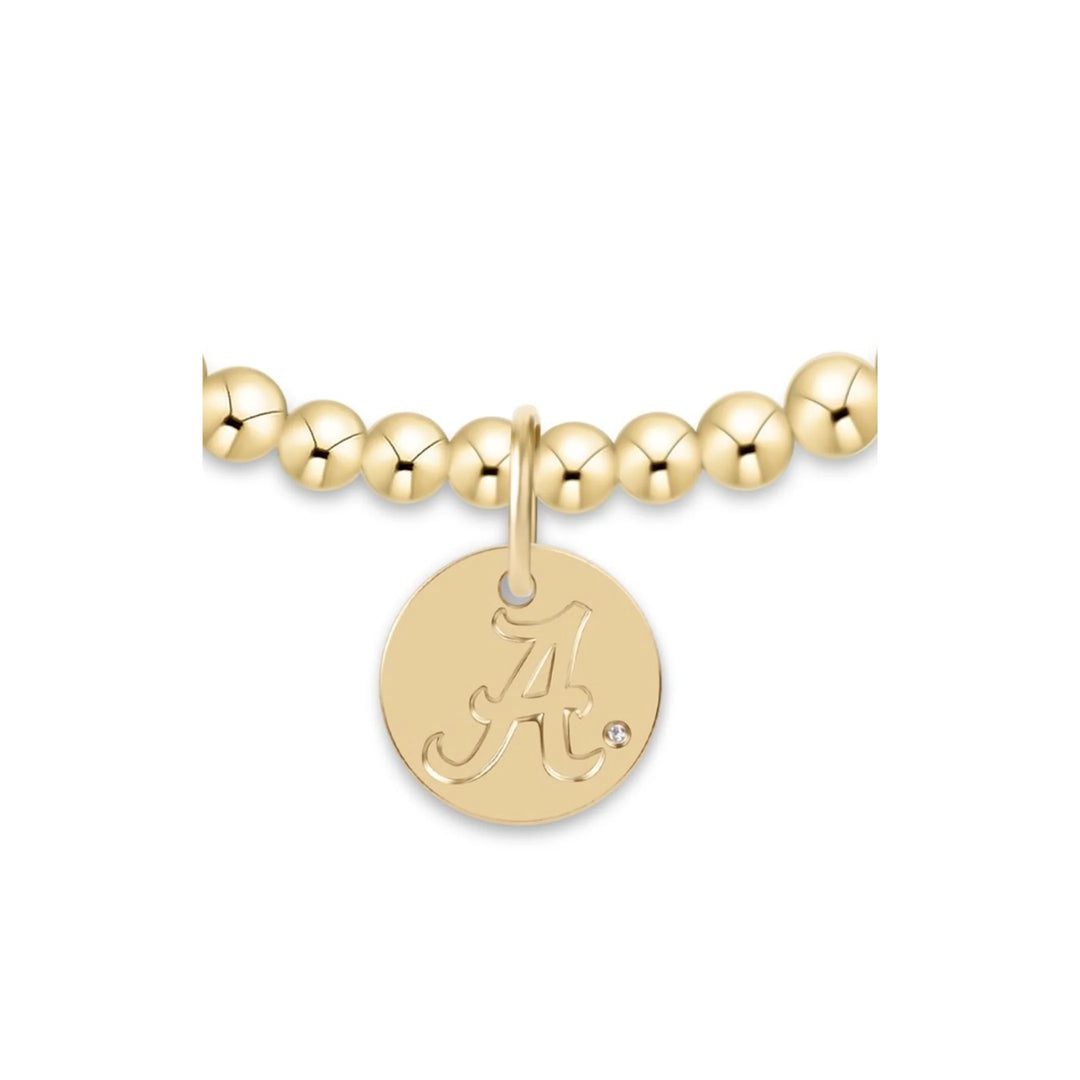 enewton ecollegiate Classic Gold 3mm Bracelet - Alabama