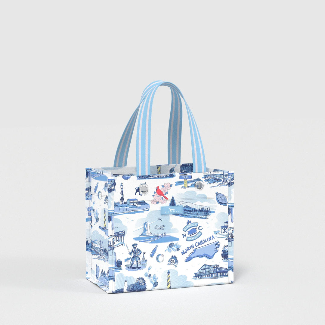 SCOUT Small Gift Bag - North Carolina Toile