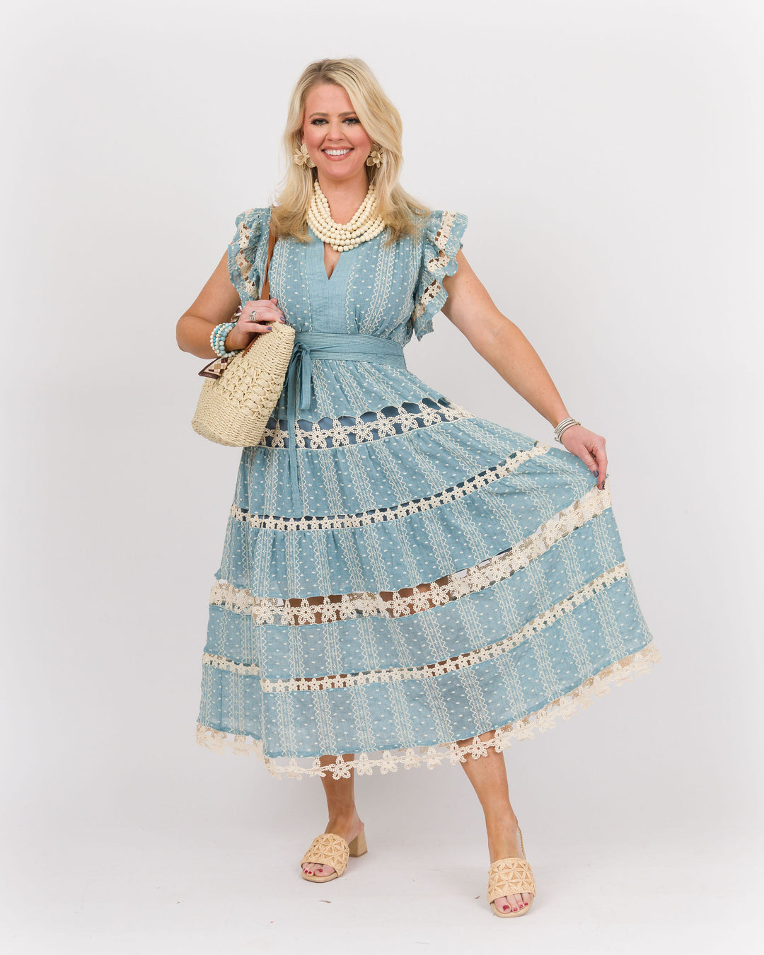 Ellison Chambray Maxi Dress - Final Sale