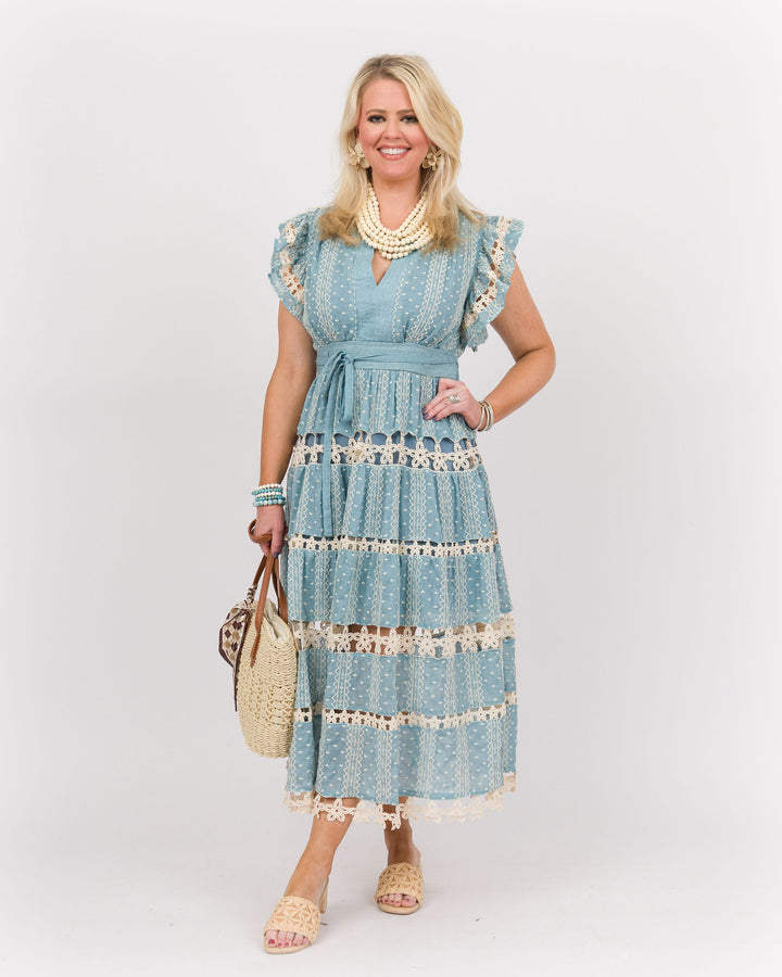 Ellison Chambray Maxi Dress - Final Sale