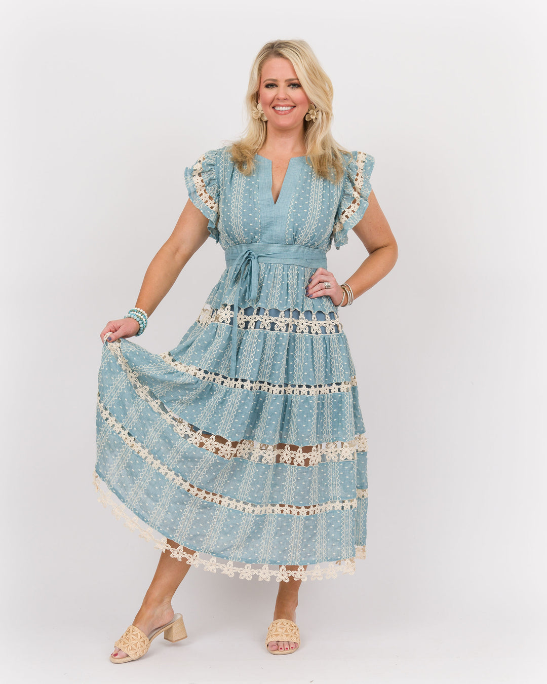 Ellison Chambray Maxi Dress - Final Sale