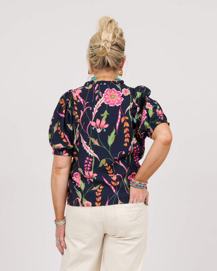 Midnight Floral Top