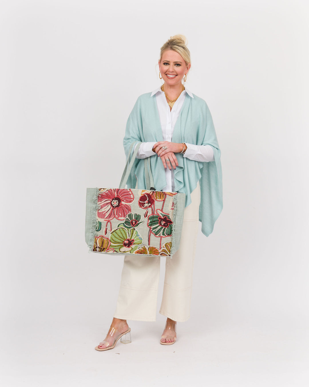 Bordeaux Cardi Wrap - Caribbean