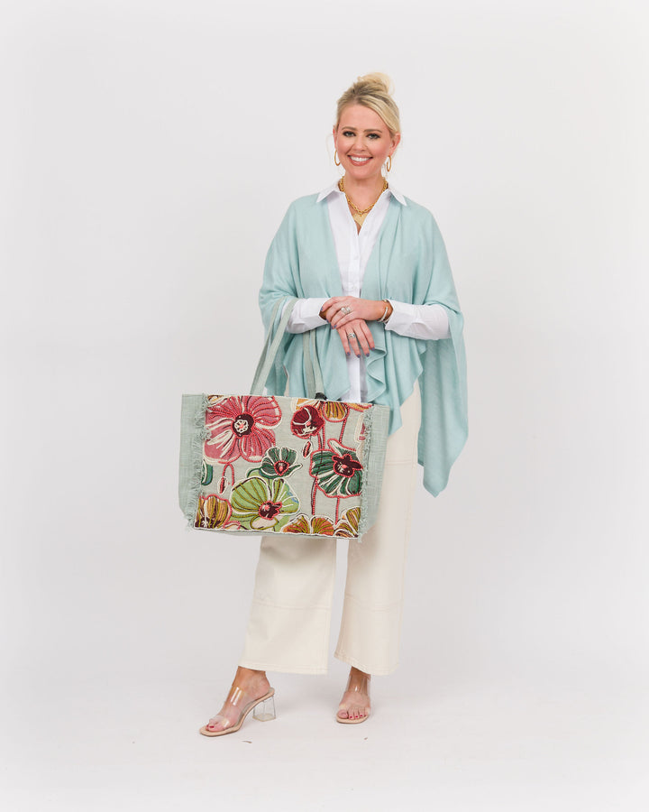 Bordeaux Cardi Wrap - Caribbean