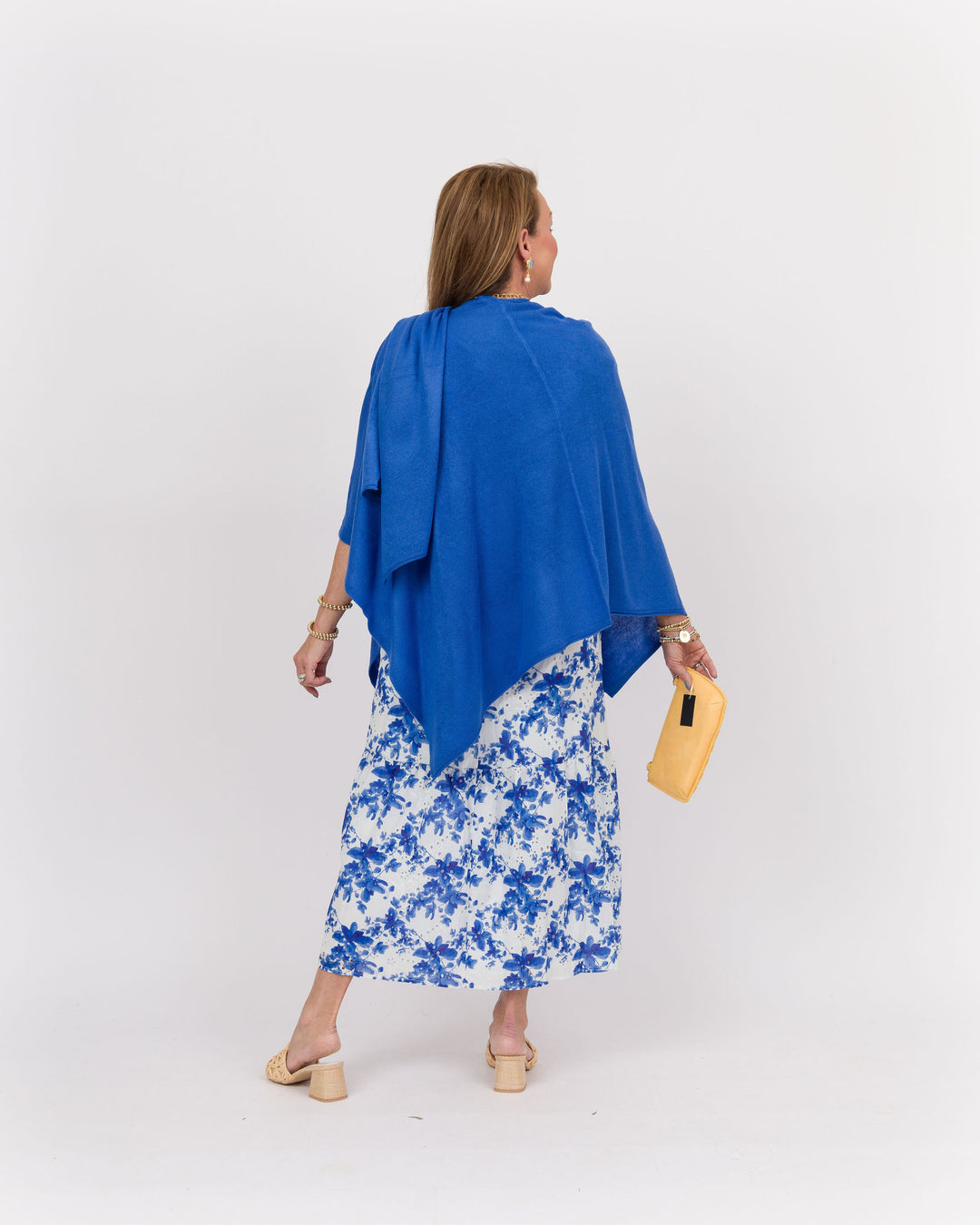 Bordeaux Cardi Wrap - Cobalt