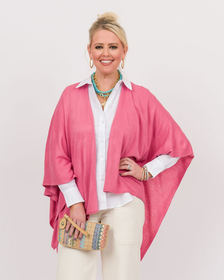 Bordeaux Cardi Wrap - Raspberry