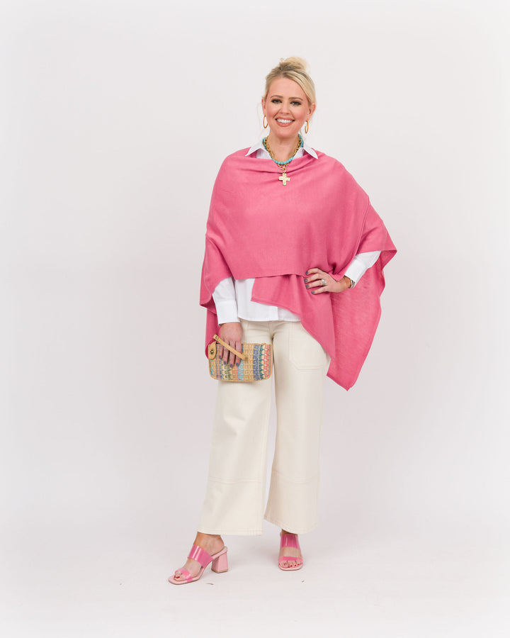 Bordeaux Cardi Wrap - Raspberry