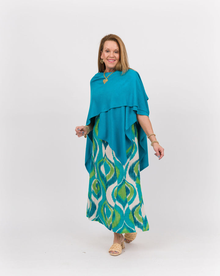 Bordeaux Cardi Wrap - Teal