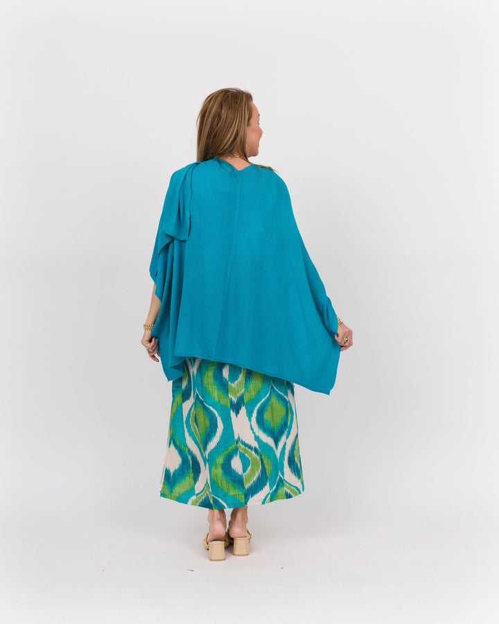 Bordeaux Cardi Wrap - Teal
