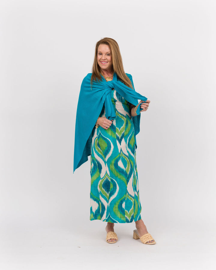 Bordeaux Cardi Wrap - Teal