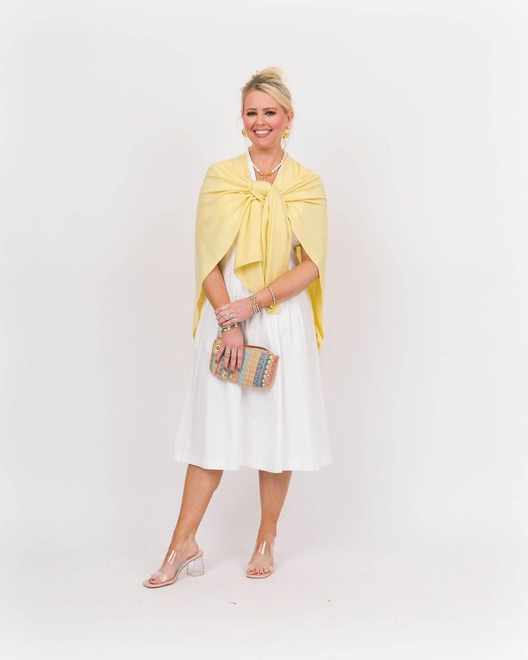 Bordeaux Cardi Wrap - Sunshine