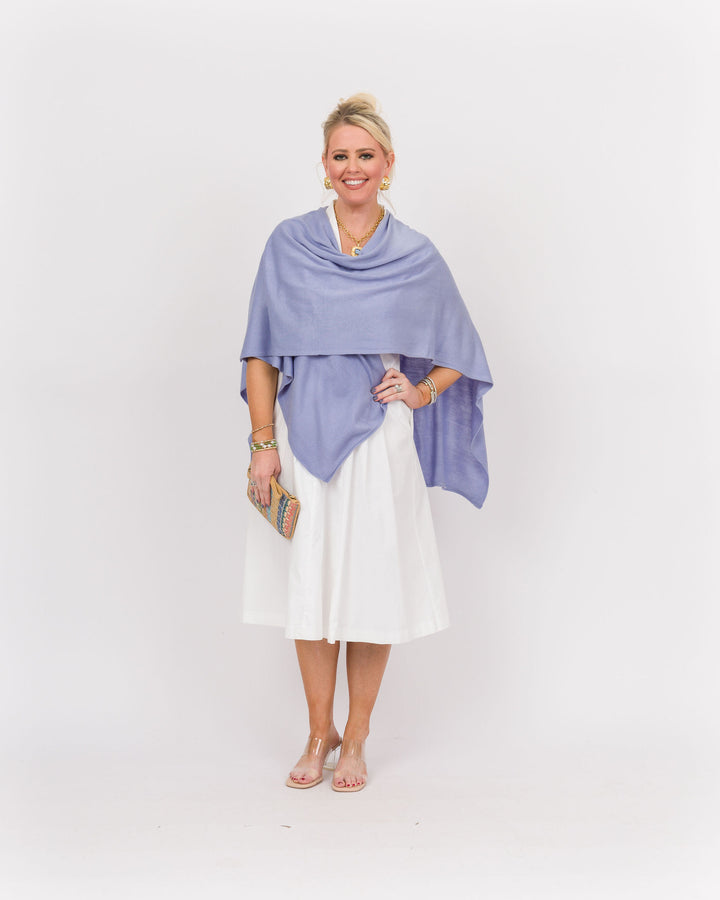 Bordeaux Cardi Wrap - Periwinkle