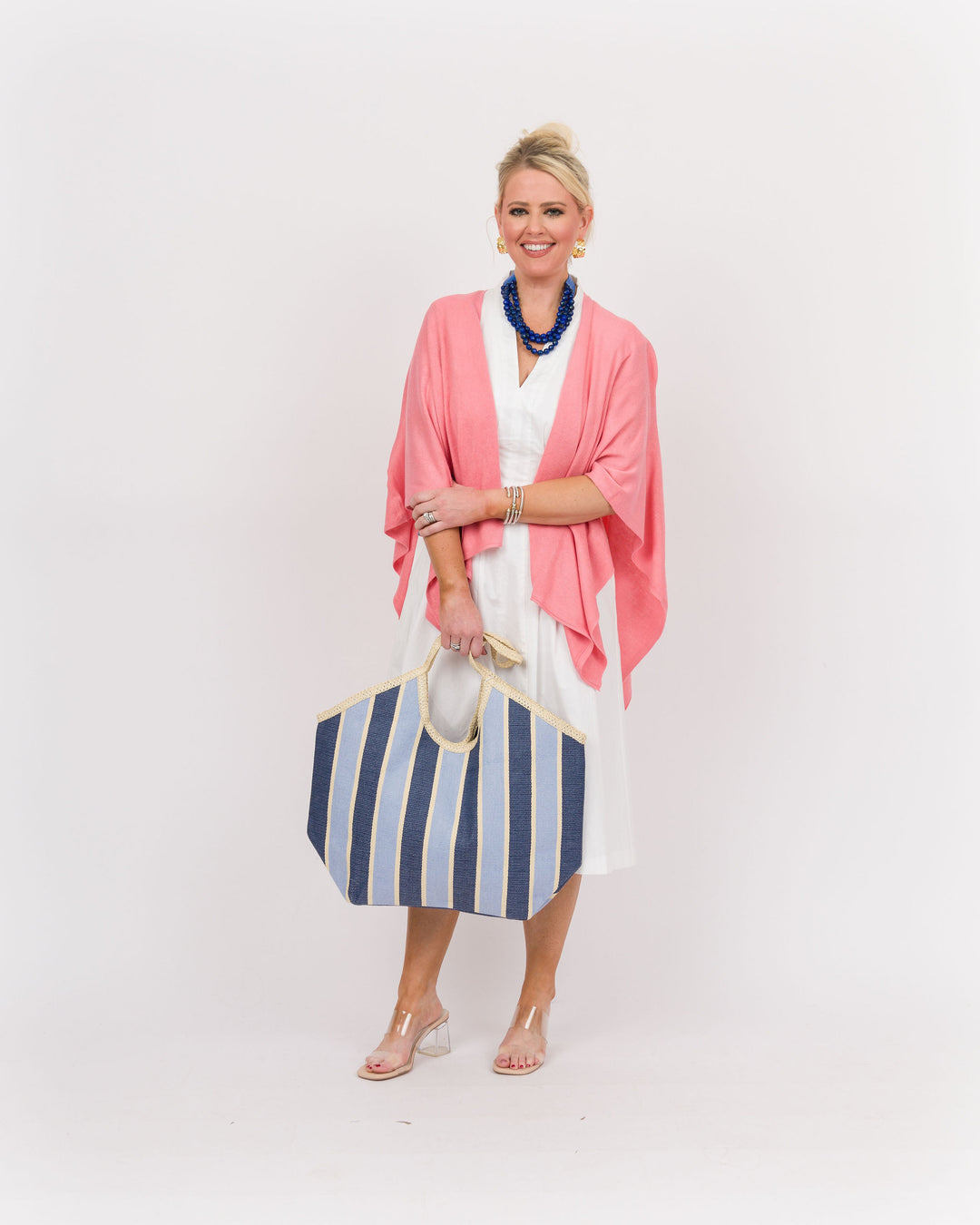 Bordeaux Cardi Wrap - Flamingo