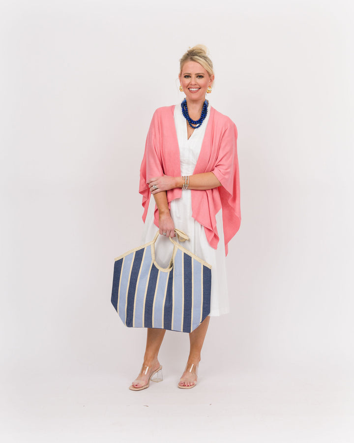 Bordeaux Cardi Wrap - Flamingo