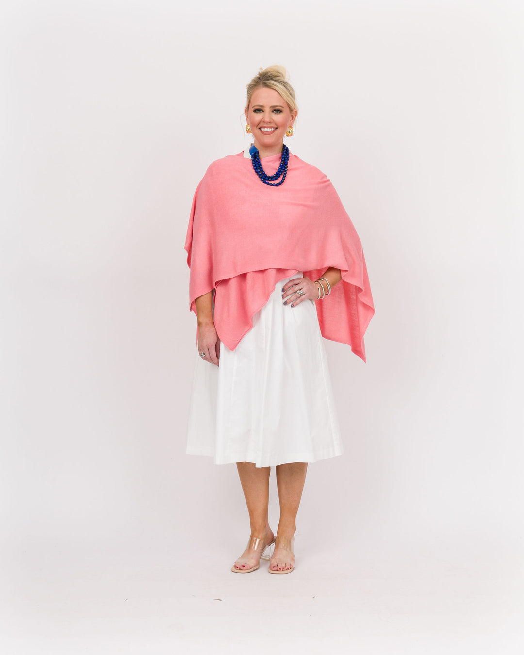 Bordeaux Cardi Wrap - Flamingo