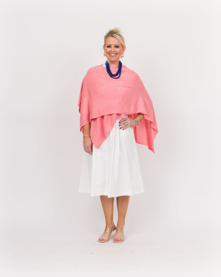 Bordeaux Cardi Wrap - Flamingo